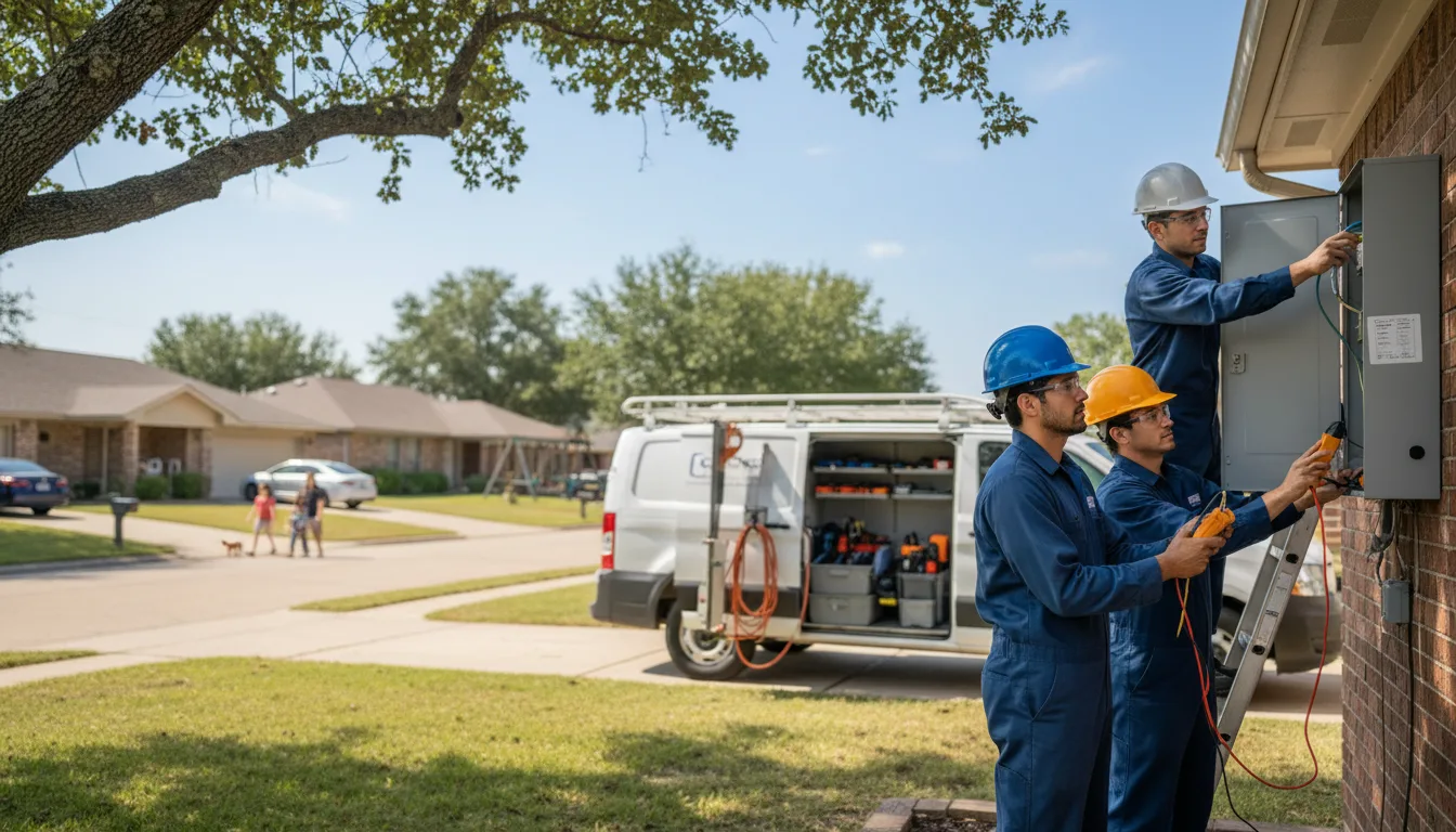 Certified electrician providing emergency electrical services in Kunkle, OH